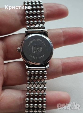 Сребърен часовник на Loisir by Oxette , снимка 5 - Дамски - 52378828