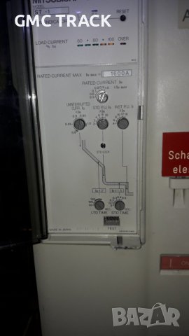 Автомат 1600А/Air Breaker Switch - Ел.табло с въздушен  прекъсвач  MITSUBISHI AE-1600-SS -1600А 3P, снимка 13 - Други машини и части - 38071947