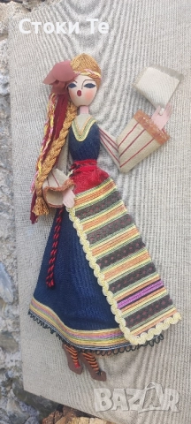 Ретро българска кукла – ръчна изработка (1984 г.), снимка 4 - Антикварни и старинни предмети - 51755584