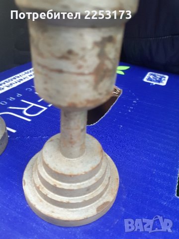 Стари железни свещници лот, снимка 3 - Декорация за дома - 43410674