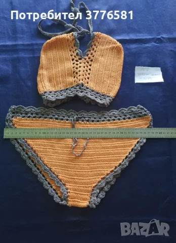 Ръчно плетени дамски бански костюми и бюстиета , снимка 3 - Бански костюми - 51354061