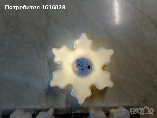 Коледна LED светеща снежинка., снимка 7 - Декорация за дома - 38500799