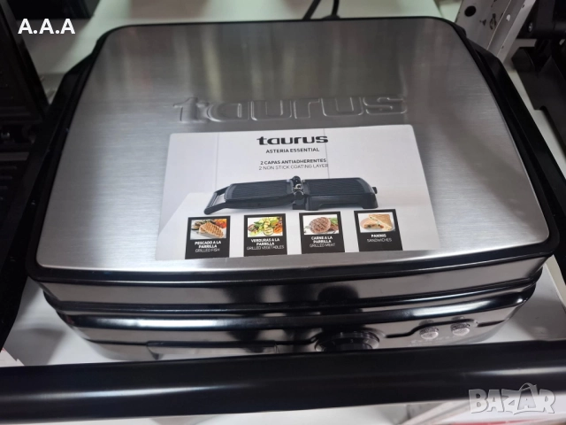 ГРИЛ TAURUS ASTERIA GR2202X  2200W, снимка 2 - Скари - 52219411