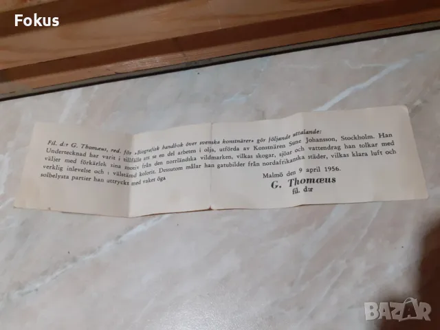 Авторска картина масло на платно с рамка - подпис, снимка 5 - Антикварни и старинни предмети - 48668314