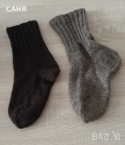 Вълнени чорапи и терлици ,от домашна прежда, снимка 4 - Дамски чорапи - 53137319