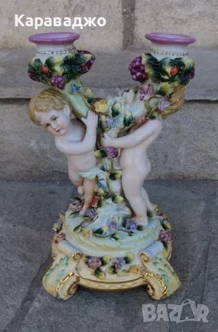 Порцеланов Свещник, снимка 3 - Декорация за дома - 49956683