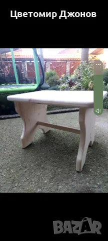 Дървено столче, снимка 3 - Мебели за детската стая - 48150822