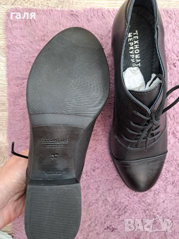 Естествена кожа обувки 37 номер нови, снимка 4 - Дамски обувки на ток - 38214699