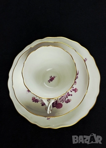 Meissen Indisch Purpur - сервиз за 6 човека, снимка 4 - Сервизи - 52426546