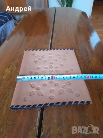 Стара кожена папка #9, снимка 3 - Други ценни предмети - 48407504