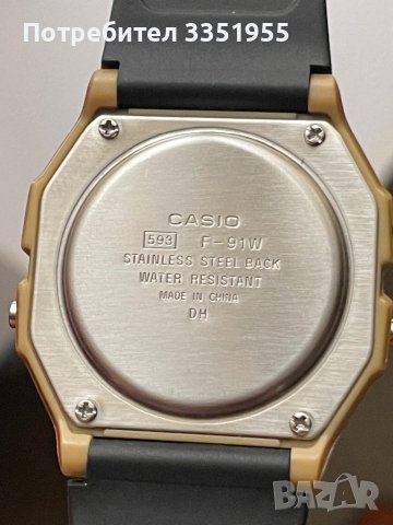 Часовник Casio F 91 W , снимка 5 - Мъжки - 43966611