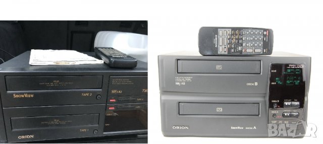 Видео VHS - ORION 112TT и 121TT,Made in Japan, снимка 1 - Плейъри, домашно кино, прожектори - 28281924