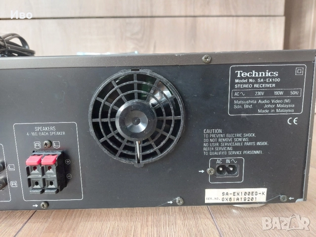 Technics SA-EX100 , снимка 7 - Ресийвъри, усилватели, смесителни пултове - 52954432