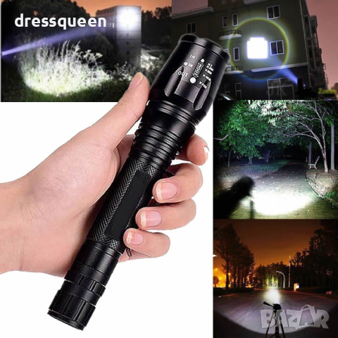 T6-0478 Мощен ловен фенер Cree LED и алуминиев корпус