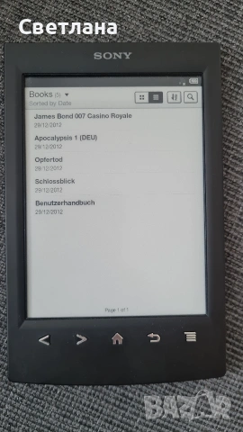 Електронна книга Sony Reader PRS-T2, снимка 5 - Електронни четци - 53593005