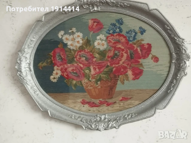 Гоблени по Вилер прецизно ушити по поръчка от специалист с DMC конци, снимка 3 - Гоблени - 50590555