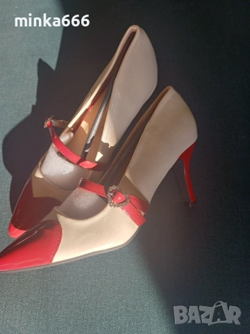 Дамски обувки на ток., снимка 2 - Дамски обувки на ток - 53065404