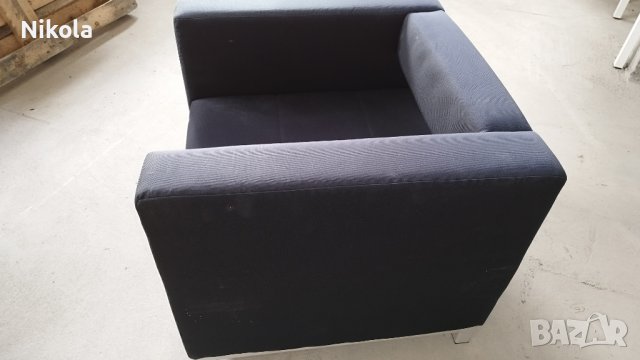 Фотьойли - кресла текстилна  тъмно синя дамаска 6бр , снимка 2 - Дивани и мека мебел - 43064277