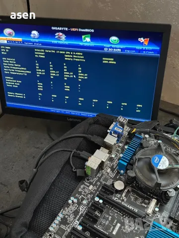 дънна платка Gigabyte GA-Z77X-D3H Intel Z77 LGA 1155 и процесор i72600, снимка 3 - Дънни платки - 49520769