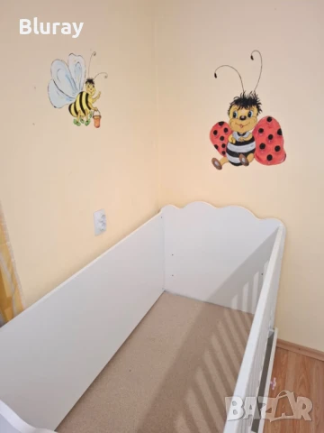 Детско креватче + матрак, снимка 4 - Бебешки легла и матраци - 51007842