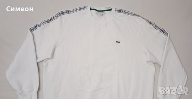 Lacoste Fleece Sweatshirt оригинално горнище 3XL памучен суичър горно, снимка 2 - Суичъри - 43244630