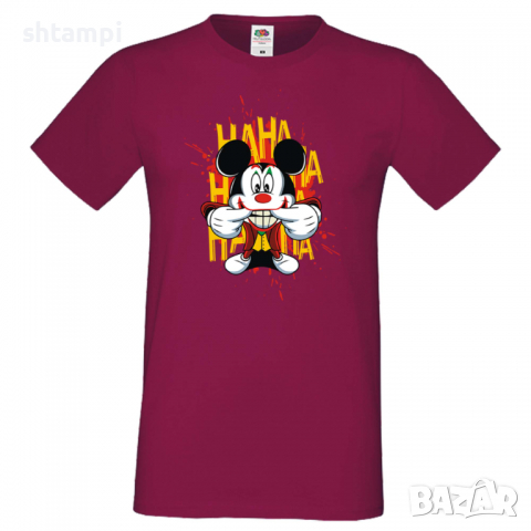 Мъжка тениска Mickey Joker Batman Подарък,Изненада,Рожден ден, снимка 3 - Тениски - 36576058