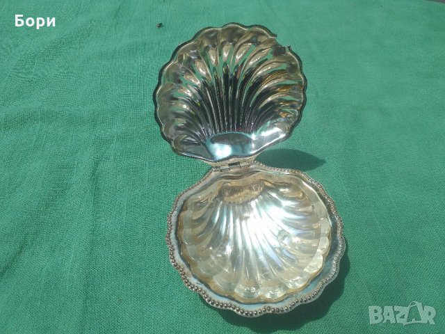 Стара руска захарница форма раковина, снимка 4 - Аксесоари за кухня - 33292333