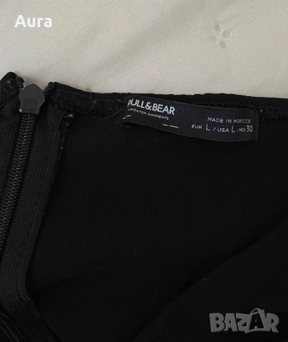 Black mini dress Pull & bear, снимка 5 - Рокли - 51750655