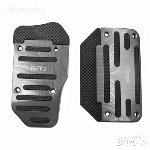 Алуминиеви подложки за педали, 2бр, Черни, Спортни подложки, снимка 4 - Аксесоари и консумативи - 52489968