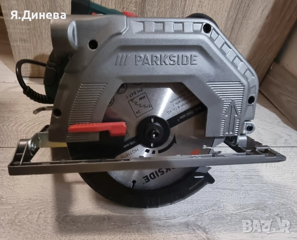 Ръчен цирколяр Parkside 1350w , снимка 2 - Други инструменти - 52945189