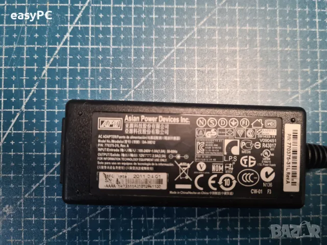 Оригинален захранващ адаптер Asian Power Devices Inc. APD 12V 2.5A , снимка 11 - Друга електроника - 49298553