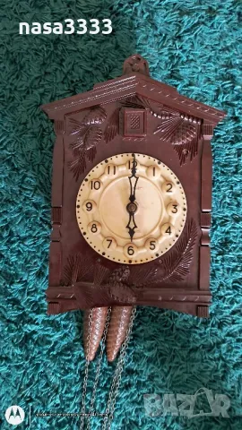 часовник с кукувица , снимка 2 - Стенни часовници - 50418332