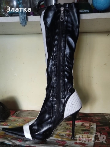Дамски ботуши Дамски ботуши естествена кожа