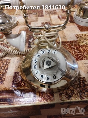Ретро телефон от СССР , снимка 3 - Антикварни и старинни предмети - 43408324