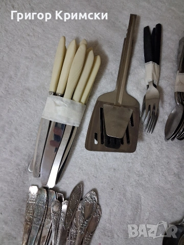 Вилици,лъжици и ножове 1бр-0,60€, снимка 8 - Прибори за хранене, готвене и сервиране - 53373884