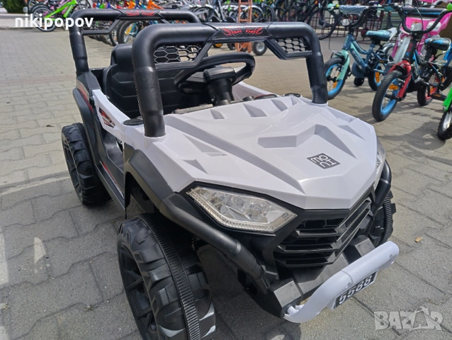 TEXAS акумулаторен джип FAST UTV бял, снимка 3 - Детски велосипеди, триколки и коли - 53569306