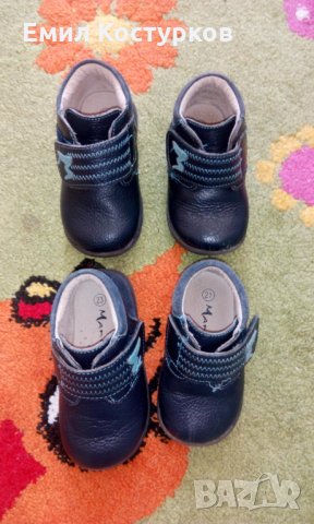 Продавам детски боти от естествена кожа - размер 21 и 23 ., снимка 4 - Детски боти и ботуши - 26996347