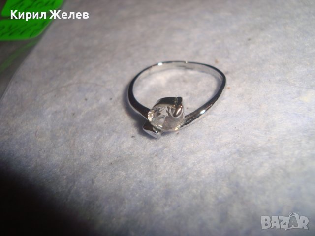 КРАСИВ ФИН СКЪПОЦЕНЕН АРТ ПРЪСТЕН от БЛАГОРОДНА СТОМАНА с ЮВЕЛИРНО ФАСЕТИРАН ИСКРЯЩ ЦИРКОН 27667, снимка 15 - Пръстени - 37499524