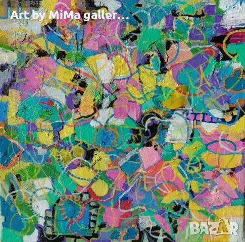 Абстракция - картина, painting - Мима / Art by MiMa,  акрил, картини, снимка 2 - Картини - 49700809