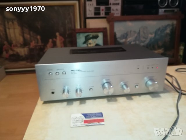 ROTEL AMPLIFIER-ВНОС SWISS 2601240813, снимка 4 - Ресийвъри, усилватели, смесителни пултове - 43981225