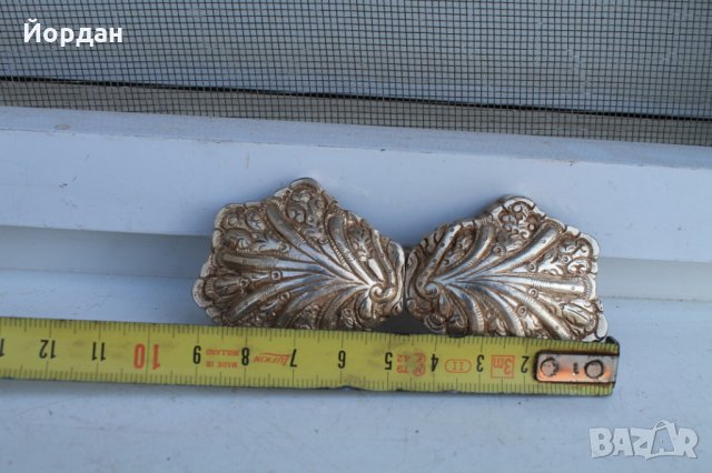 Детски сребърни пафти, снимка 2 - Антикварни и старинни предмети - 26510263