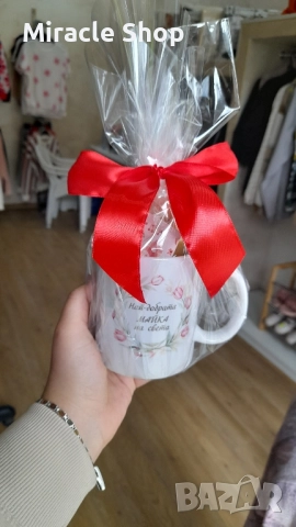 Керамични чаши с картинки и надпис