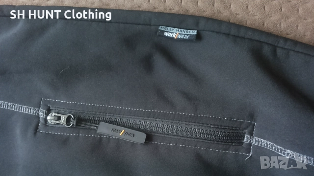 HELLY HANSEN Softshell Work Jacket размер L работна горница вятърно устойчива W4-709, снимка 10 - Суичъри - 52878568