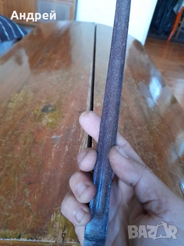 Стара решетъчна лъжица,бъркалка #6, снимка 6 - Други ценни предмети - 52753345