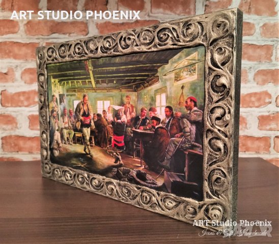 Картина Ръченица, ръчна изработка kartina rachenica, снимка 3 - Картини - 37200768