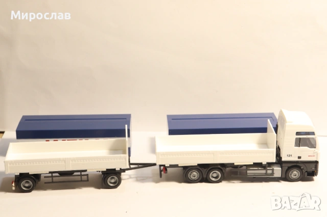 AWM H0 1/87 MAN TIR ВЛЕКАЧ КАМИОН МОДЕЛ КОЛИЧКА, снимка 9 - Колекции - 53385312