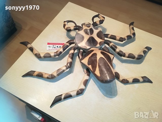 дървен паяк/рак/звяр с 6 крака 70см 1304211207, снимка 13 - Антикварни и старинни предмети - 32529522