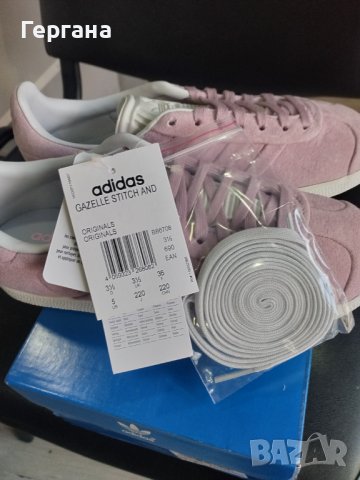 Нови Адидас/ Adidas Gazelle- естествена кожа, снимка 3 - Кецове - 43269053