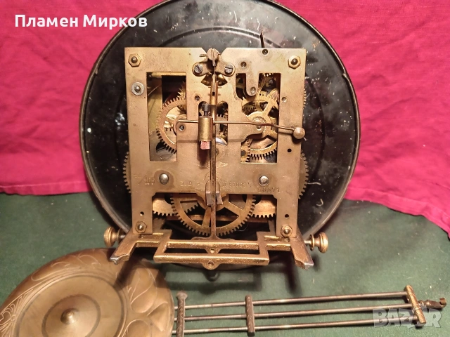 Стар германски стенен часовник, снимка 9 - Стенни часовници - 53193184