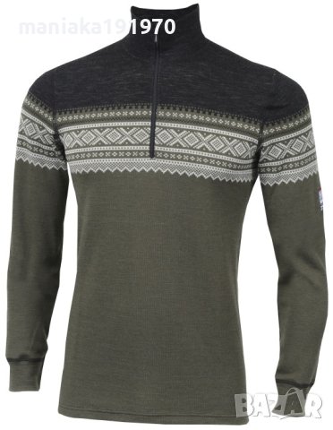 Aclima DesignWool Marius Mock Neck Shirt Men's (L) мъжки пуловер мерино 100% Merino Wool